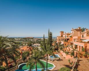 Exterior view of Duplex for sale in Marbella  with Air Conditioner, Terrace and Storage room