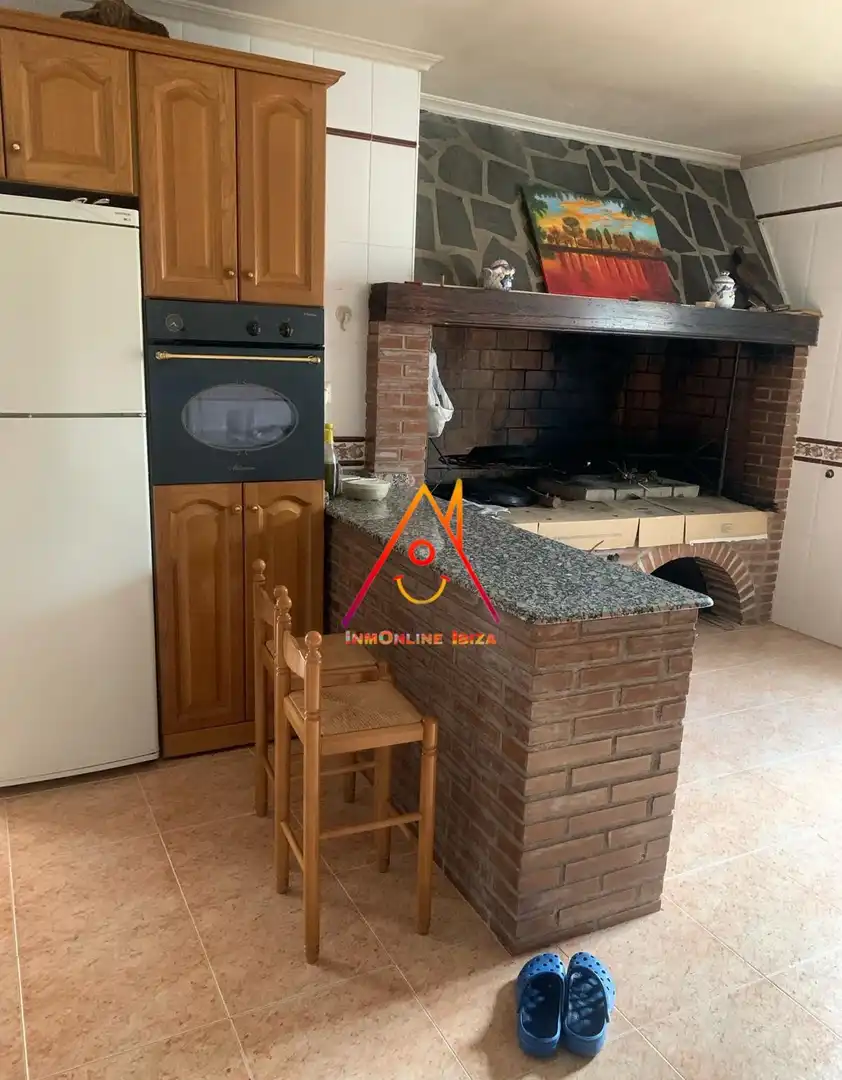 Cocina de Finca rústica en venta en Crevillent con Jardín privado, Terraza y Piscina