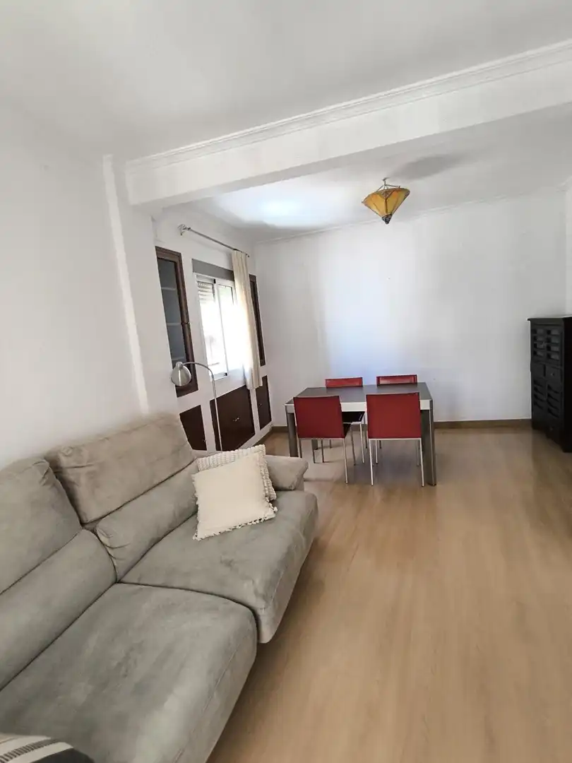 Sala de estar de Piso de alquiler en Sevilla con Aire acondicionado, Trastero y Amueblado