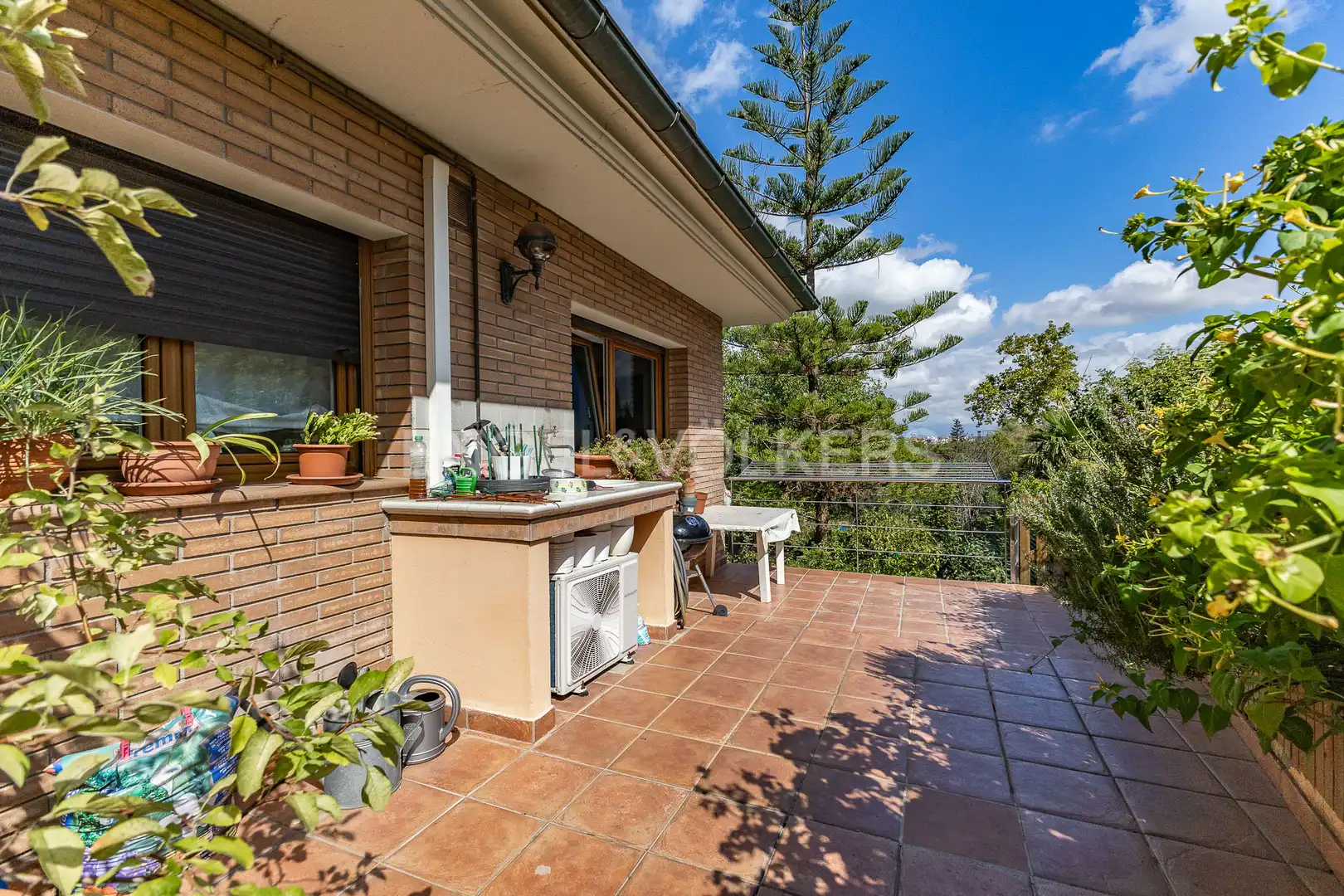 Terraza de Casa o chalet de alquiler en Sant Cugat del Vallès con Calefacción, Jardín privado y Piscina