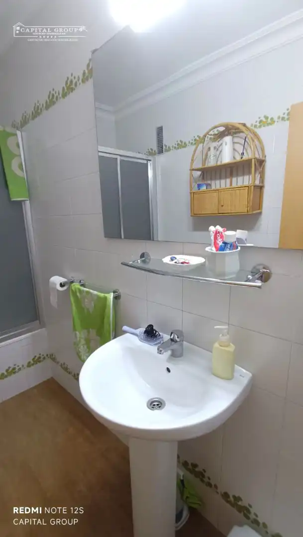 Baño de Piso de alquiler en Punta Umbría con Aire acondicionado, Terraza y Amueblado
