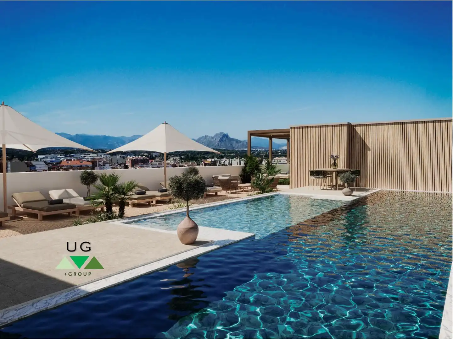 Piscina de Dúplex en venta en Alicante / Alacant con Aire acondicionado, Calefacción y Terraza