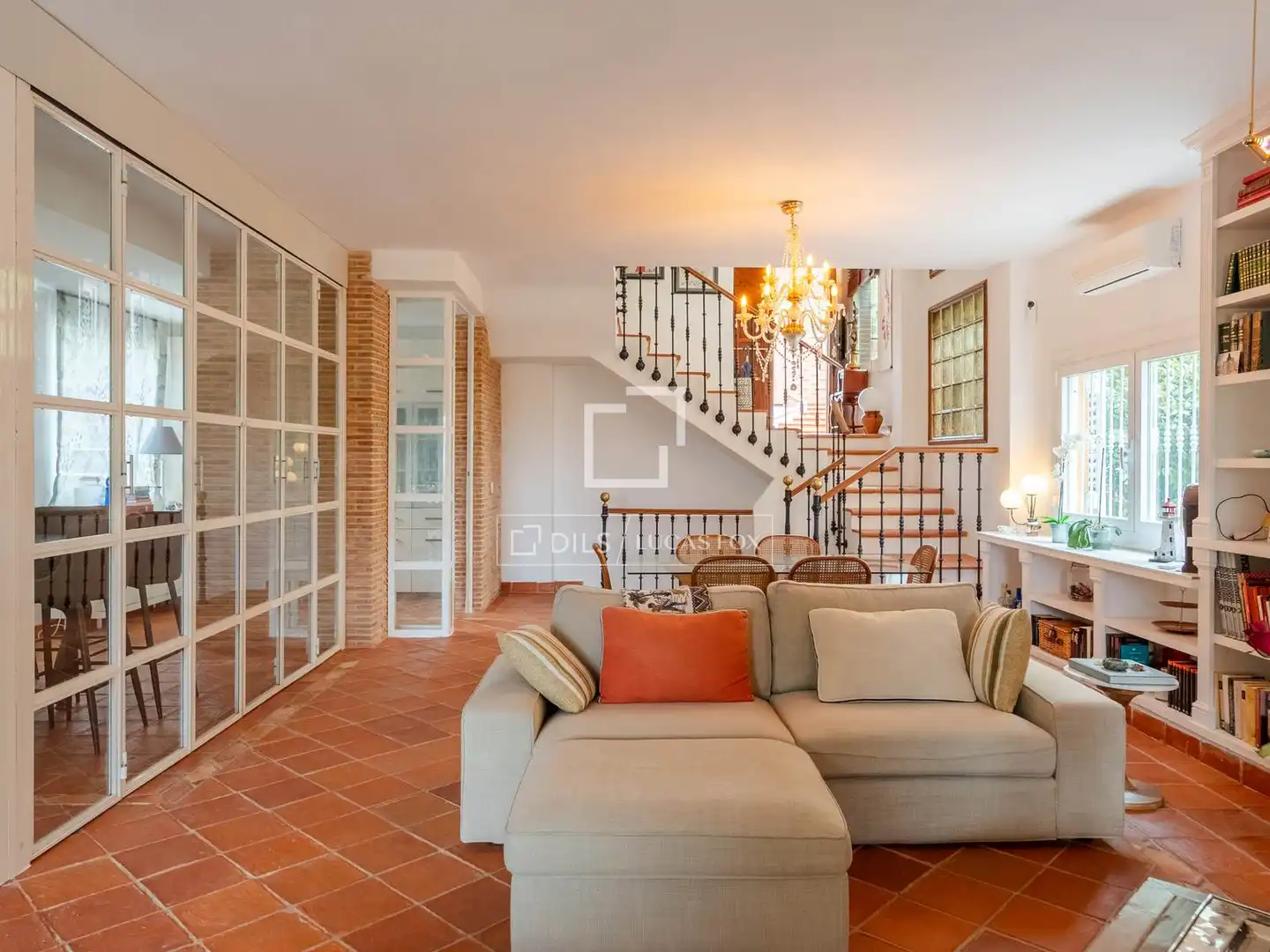Living room of Houses for rent in L'Eliana  with Air Conditioner, Heating and Private garden