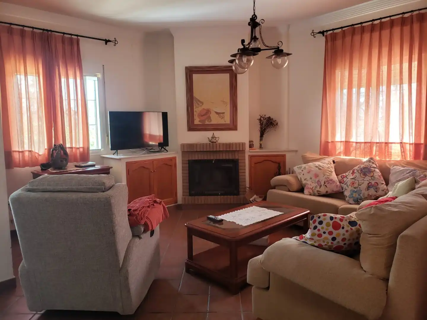 Wohnzimmer von Haus oder Chalet zum Verkauf in Lepe mit Möbliert und Alarm