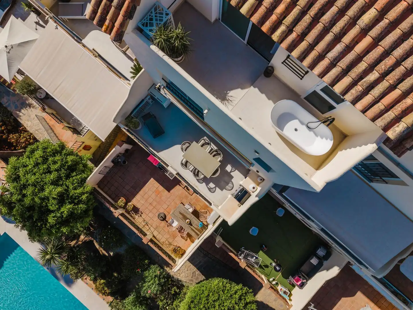 Terrace of Houses for sale in Marbella  with Air Conditioner, Terrace and Community pool