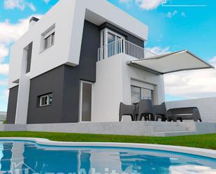 Exterior view of Single-family semi-detached for sale in Oropesa del Mar / Orpesa  with Air Conditioner, Private garden and Terrace