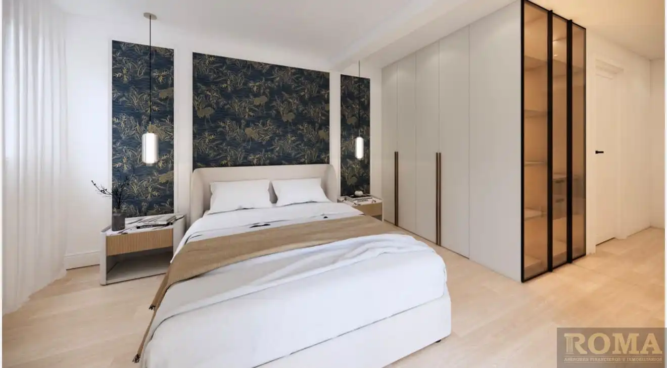 Schlafzimmer von Wohnung zum Verkauf in Salamanca mit Heizung, Möbliert und Balkon