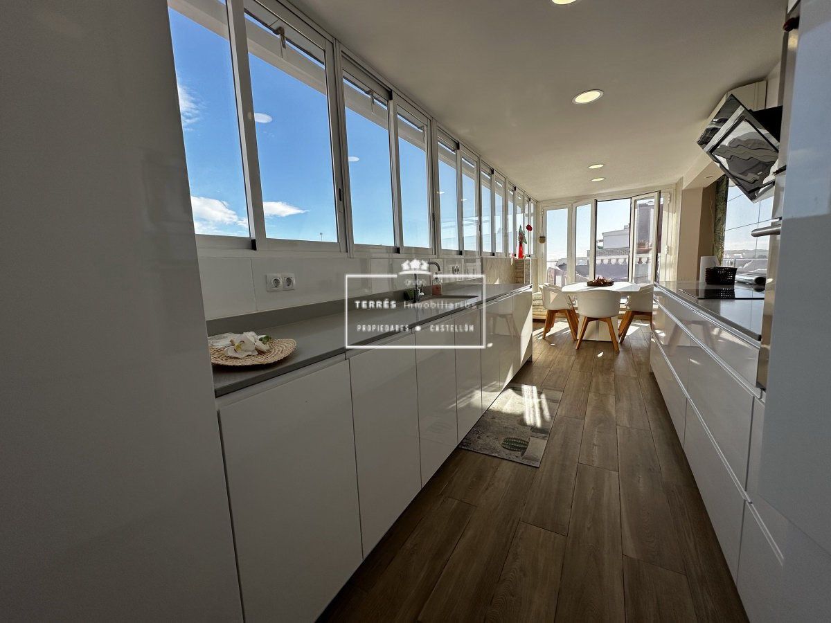 Kitchen of Flat for sale in Moncofa  with Air Conditioner, Terrace and Storage room