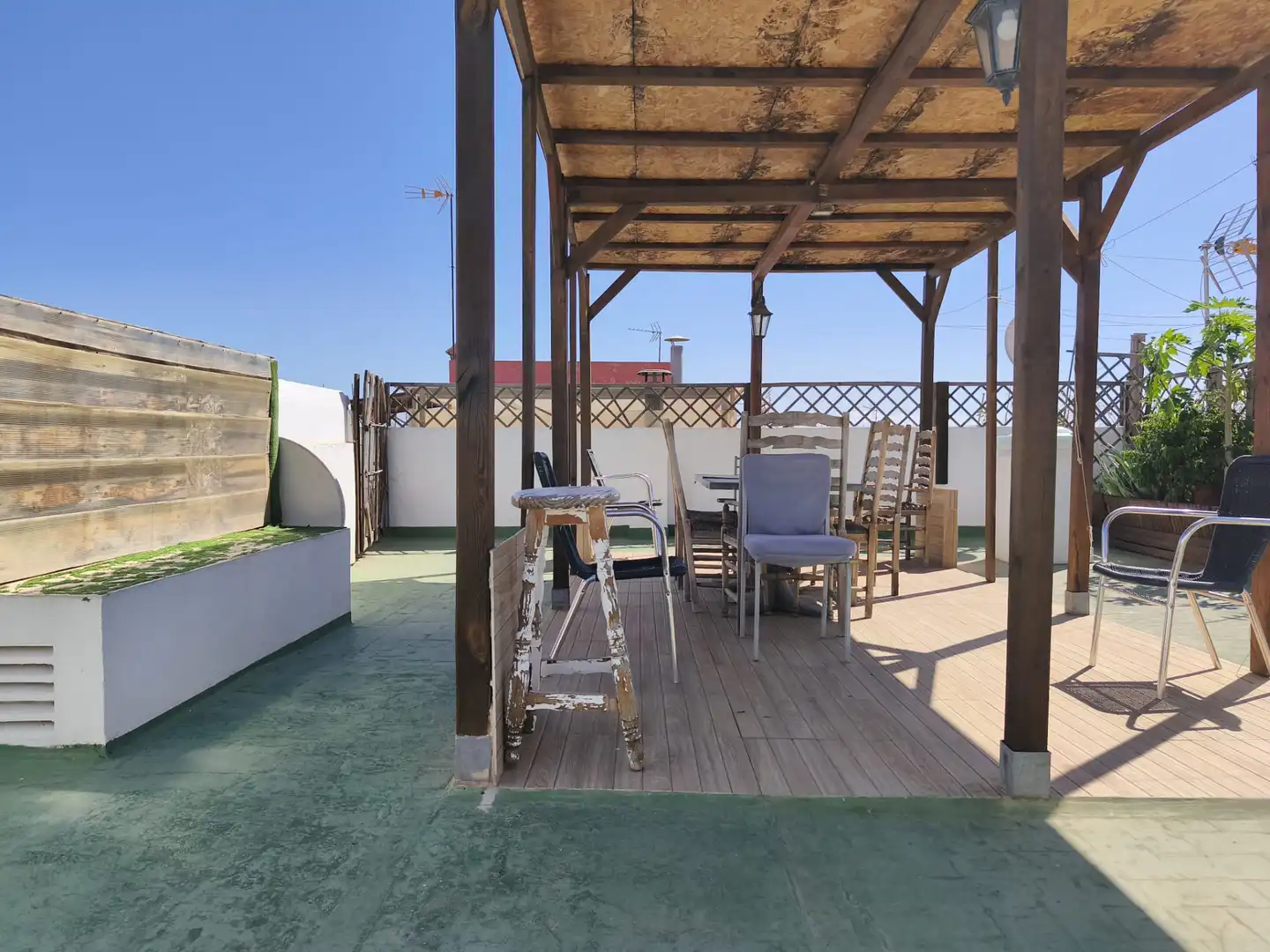 Terrassa de Loft de lloguer en Puçol amb Aire condicionat, Moblat i Forn