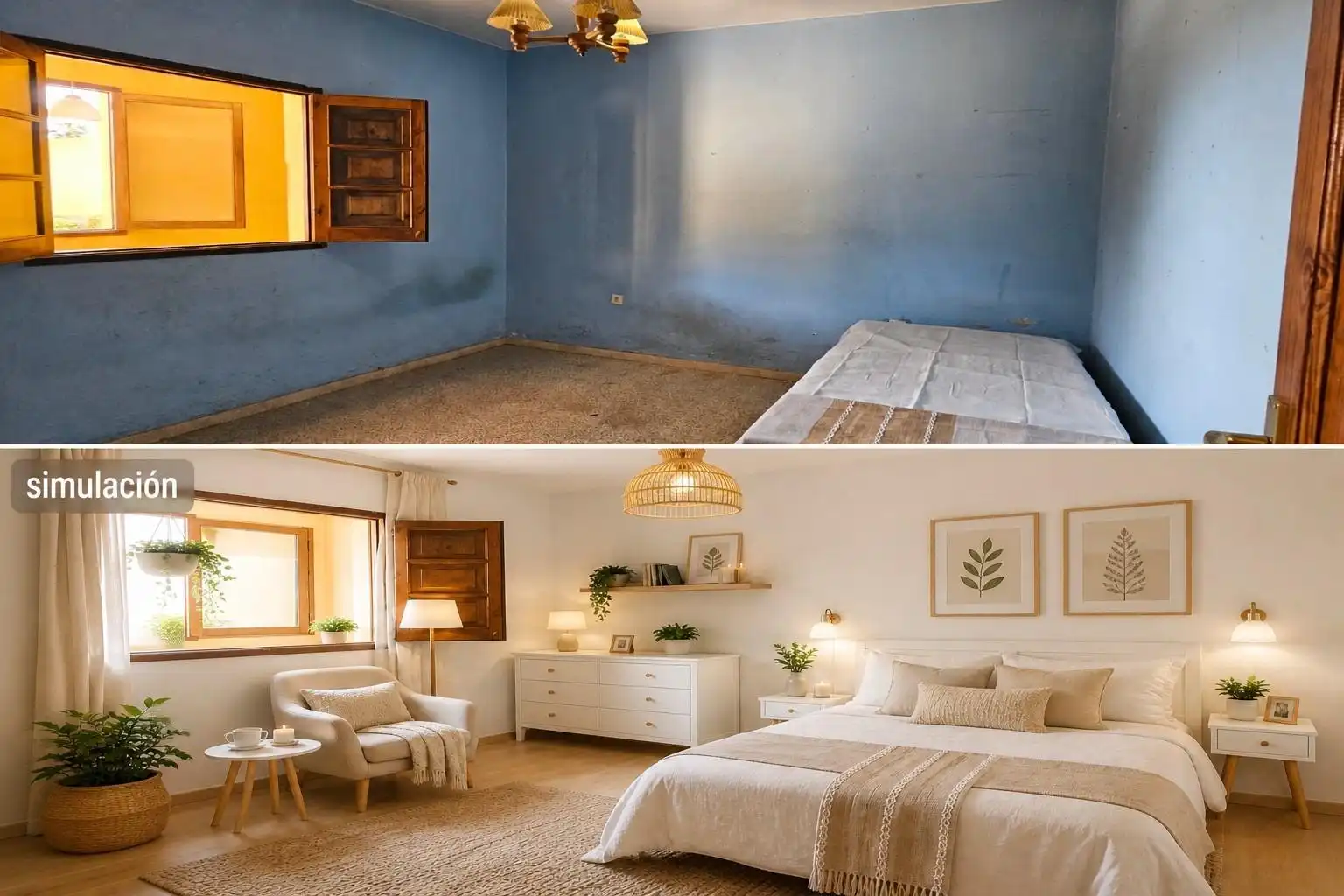 Habitación de Casa adosada en venta en Santa Brígida