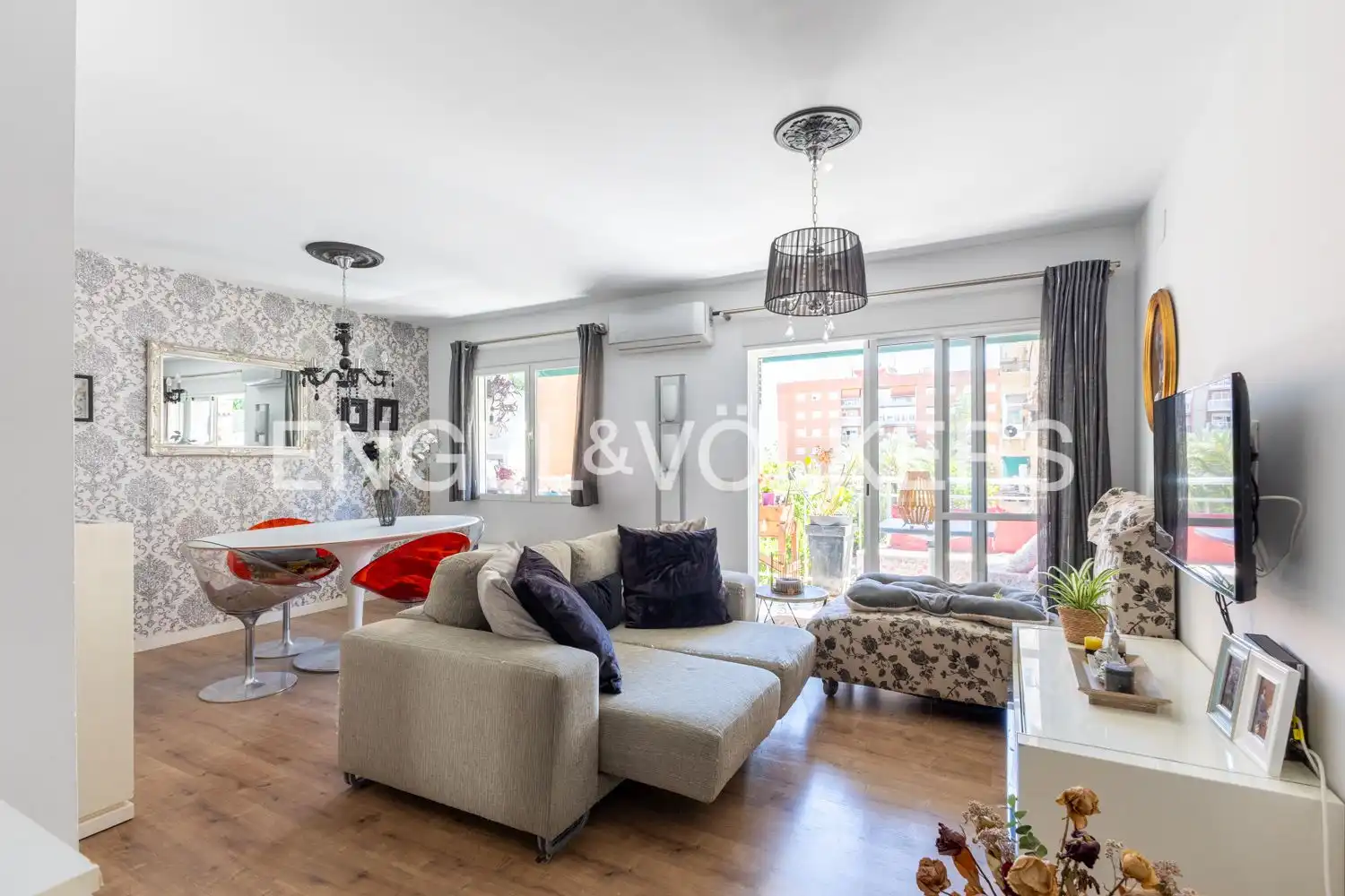 Wohnzimmer von Wohnung zum Verkauf in Valencia mit Klimaanlage, Heizung und Abstellraum