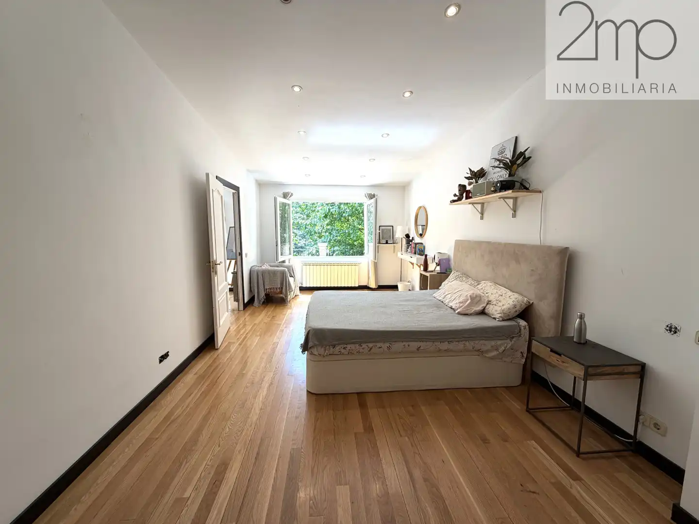 Schlafzimmer von Haus oder Chalet zur Miete in Manzanares El Real mit Heizung, Privatgarten und Parkett