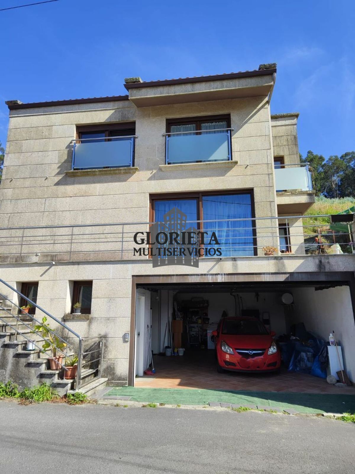 Exterior view of House or chalet for sale in Bueu  with Heating, Terrace and Furnished