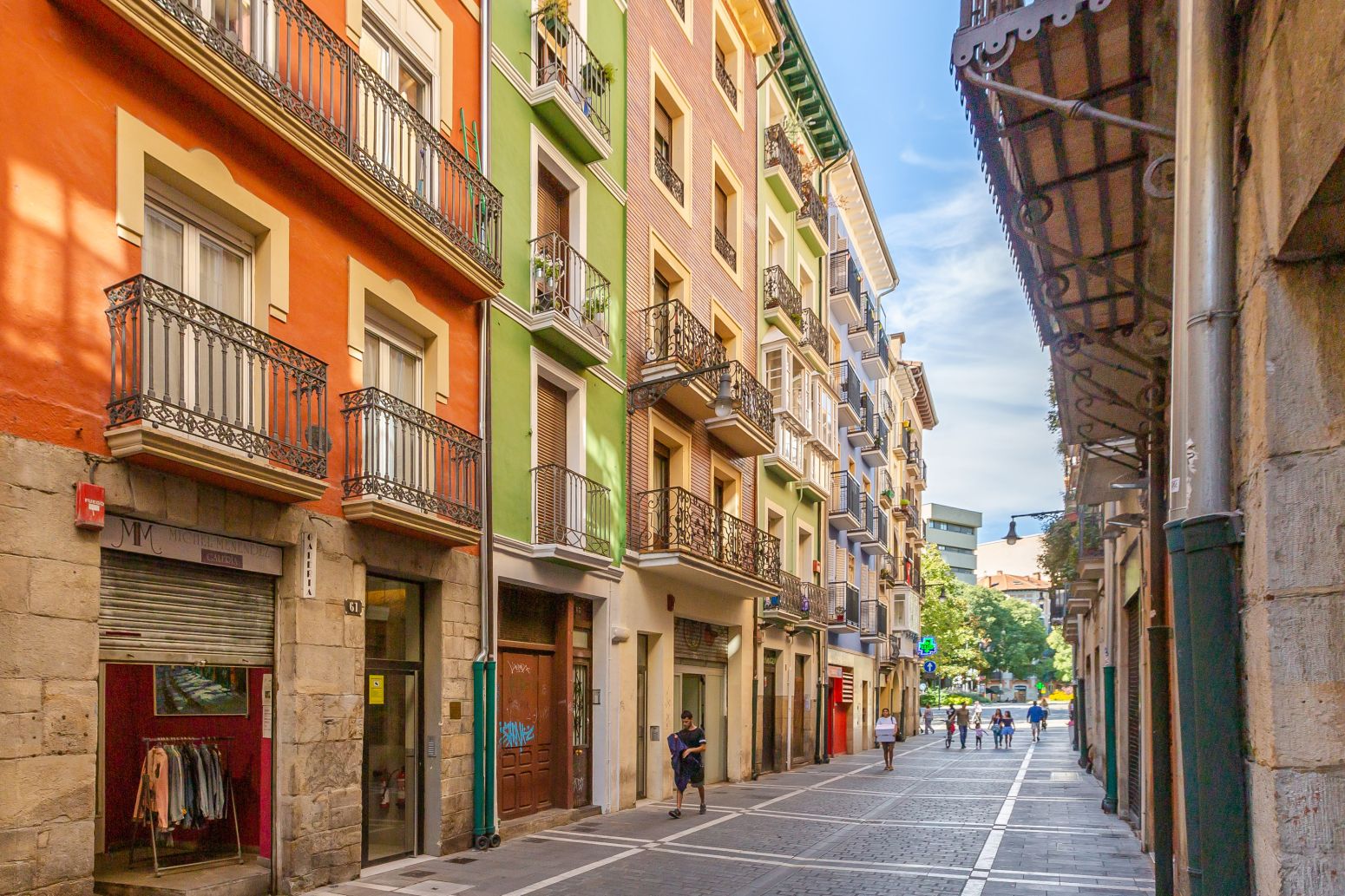 Exterior view of Flat for sale in  Pamplona / Iruña  with Heating, Terrace and Balcony