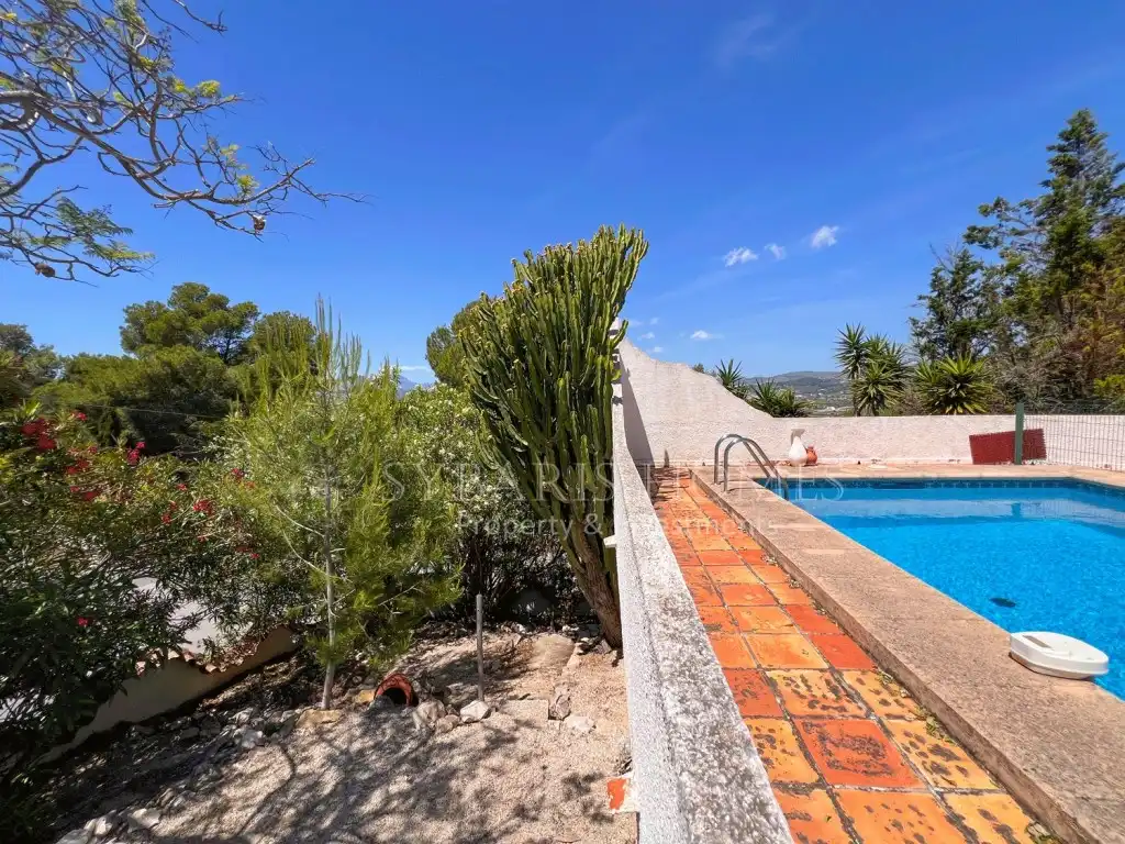 Jardín de Casa o chalet en venta en Benitachell / El Poble Nou de Benitatxell con Aire acondicionado y Piscina