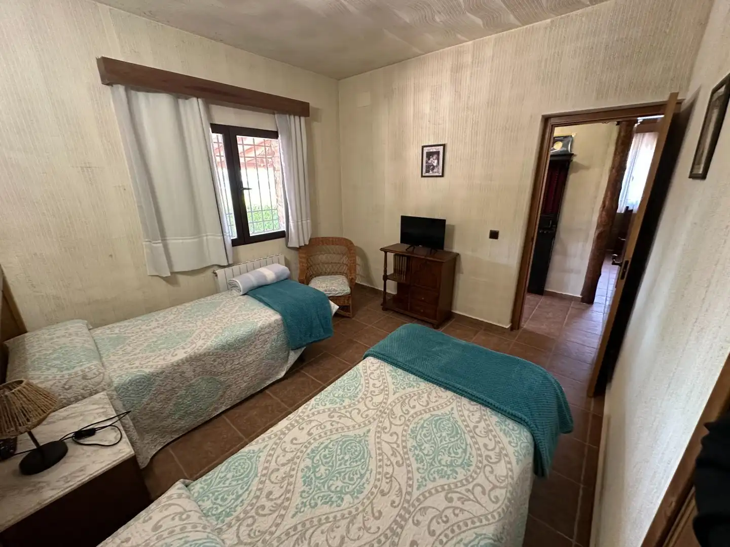 Bedroom of Houses for sale in Villar de Olalla  with Air Conditioner, Heating and Private garden