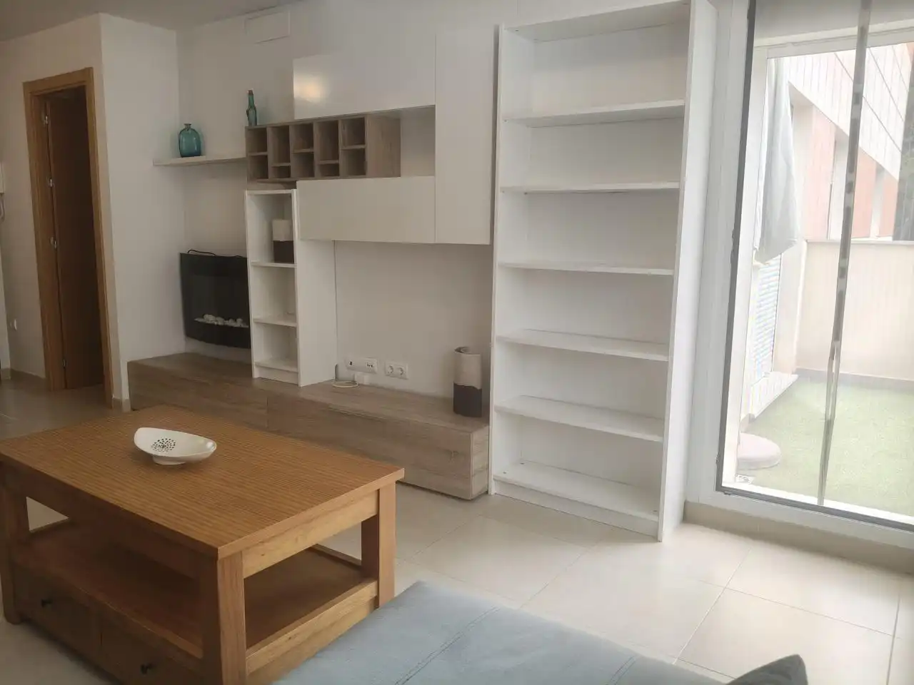 Sala de estar de Piso de alquiler en Málaga con Terraza, Amueblado y Piscina comunitaria