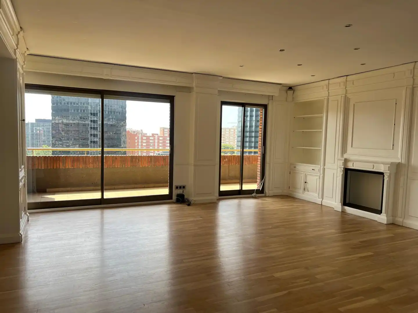 Living room of Flat for rent in Barcelona  with Air Conditioner, Heating and Private garden