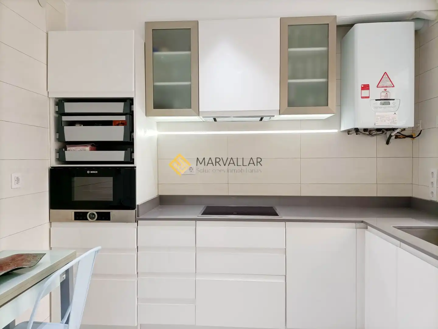 Kitchen of Flat for sale in Santander  with Heating, Terrace and Storage room