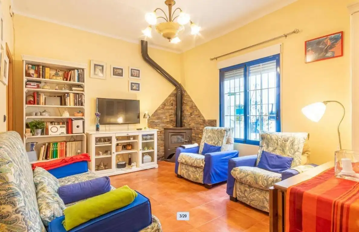 Sala de estar de Casa adosada en venta en Altea