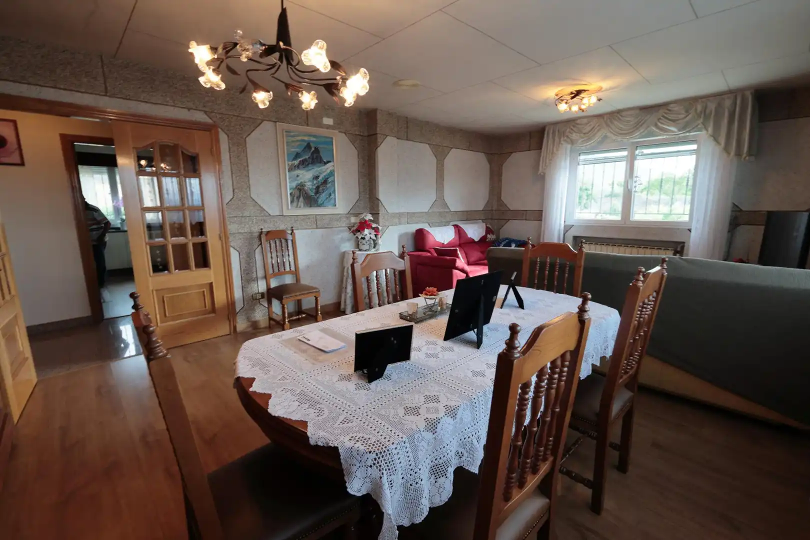 Comedor de Finca rústica en venta en Castropodame con Calefacción y Piscina