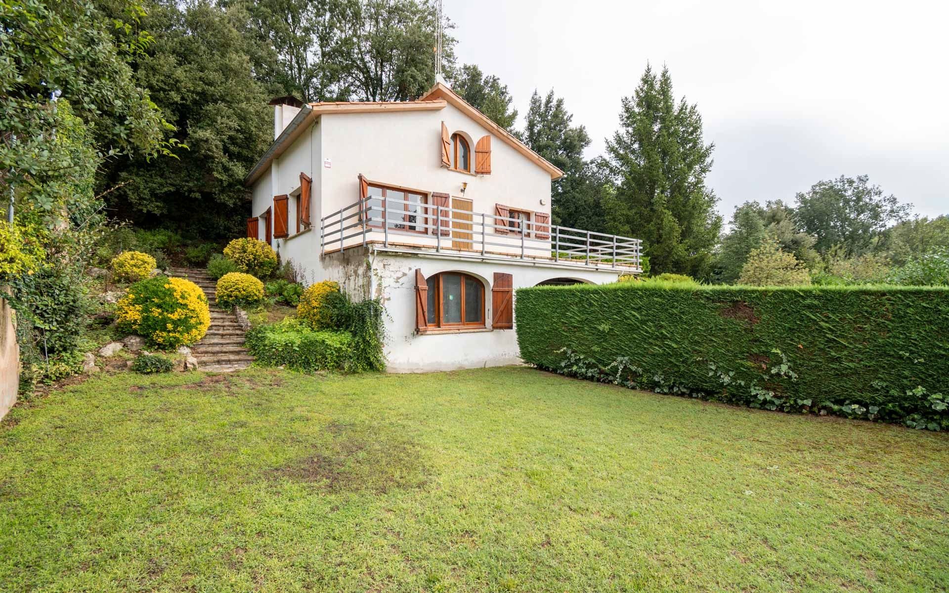 Exterior view of House or chalet for sale in Viladrau  with Heating, Private garden and Terrace