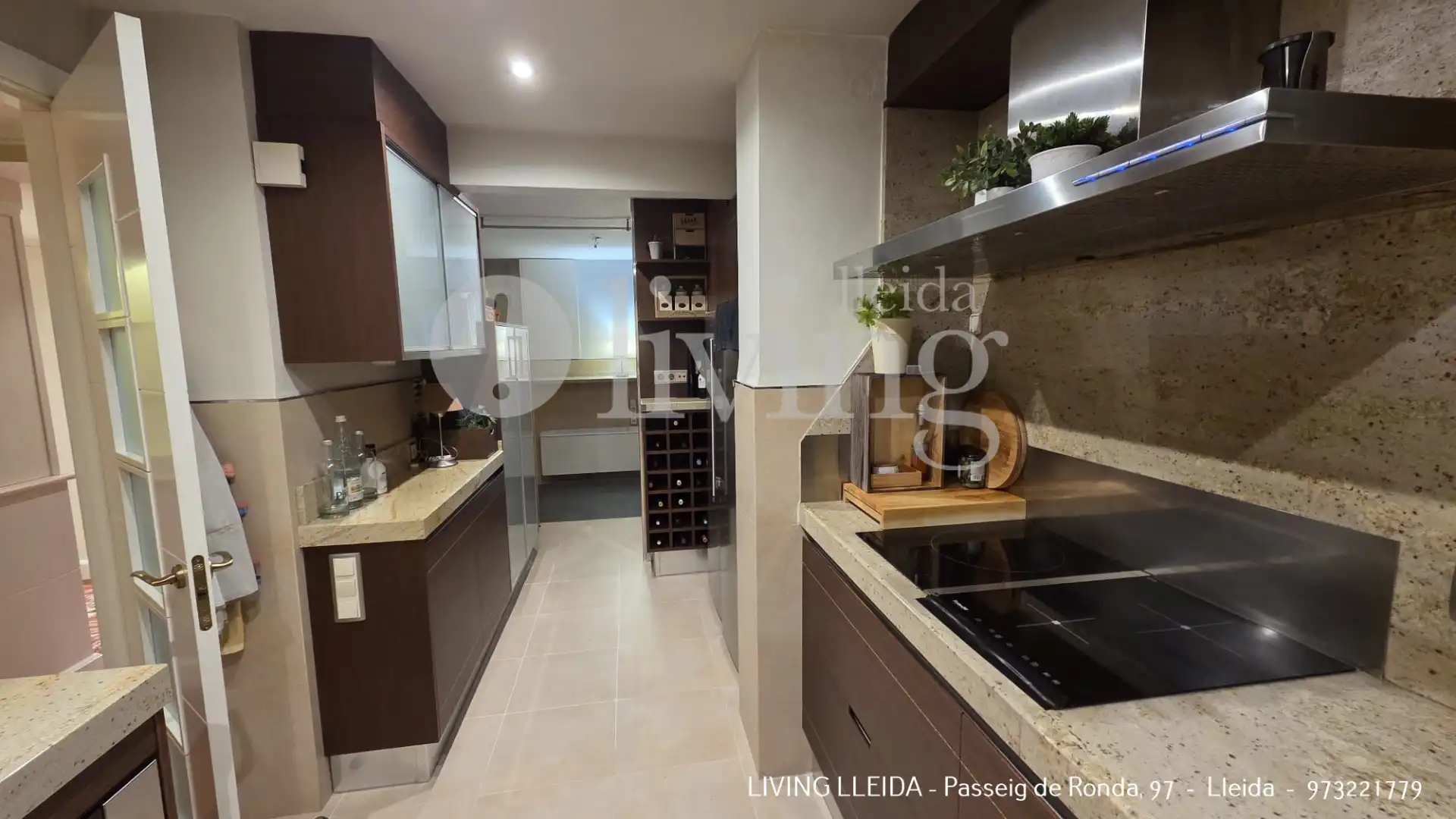 Küche von Wohnung zum Verkauf in Lleida mit Klimaanlage, Heizung und Parkett