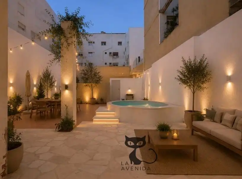 Terrassa de Casa o xalet en venda en Benetússer amb Jardí privat, Terrassa i Piscina