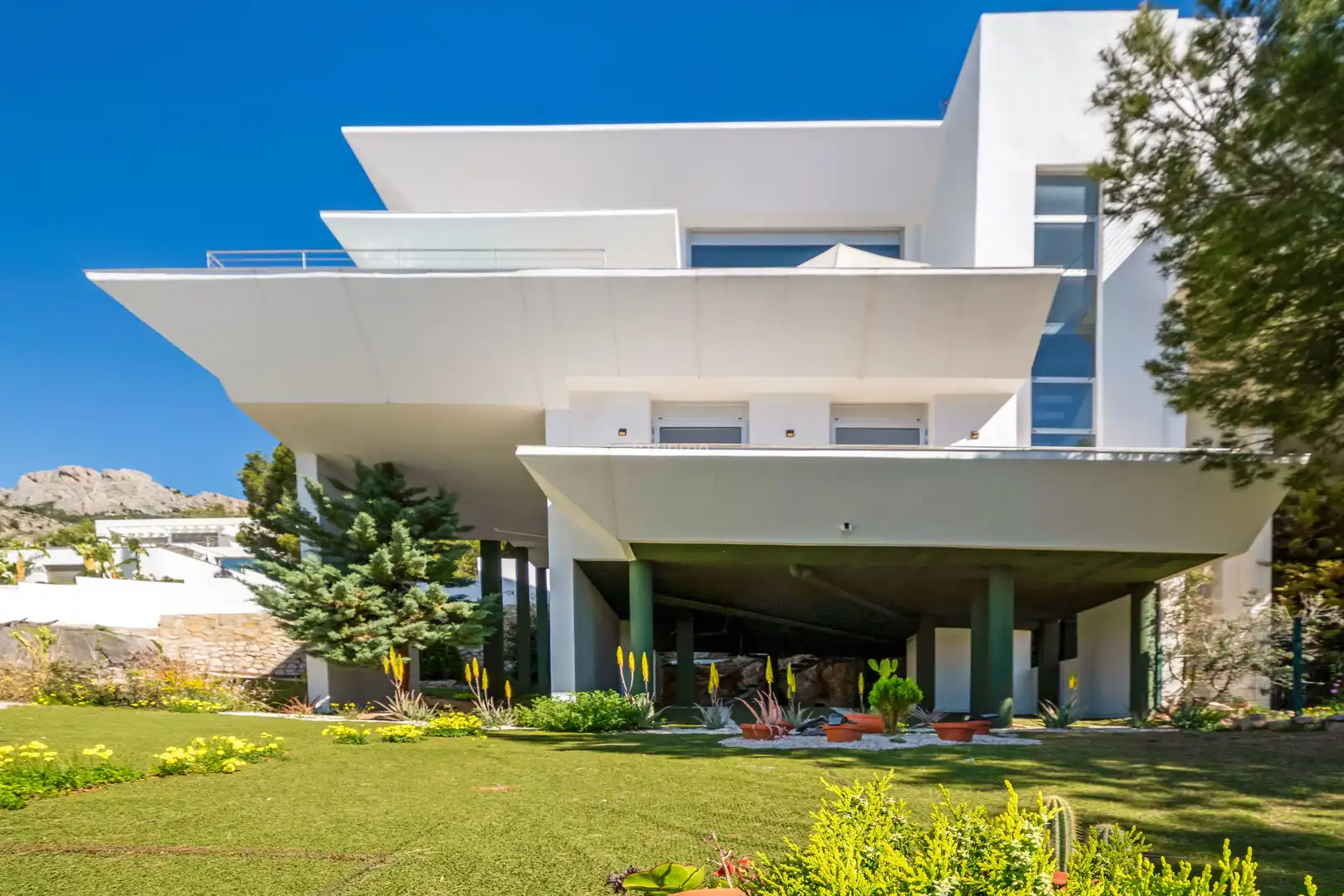 Vista exterior de Casa adosada en venta en Altea con Aire acondicionado, Jardín privado y Terraza