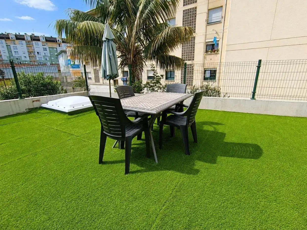 Terraza de Casa o chalet de alquiler en Torrelavega  con Calefacción, Terraza y Amueblado