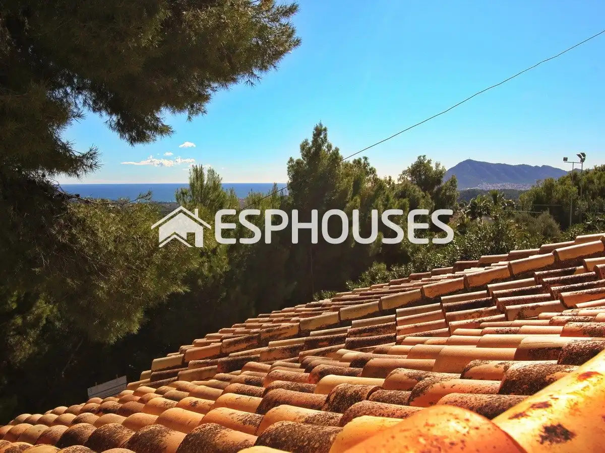 Exterior view of Houses for sale in Altea  with Air Conditioner, Swimming Pool and Furnished