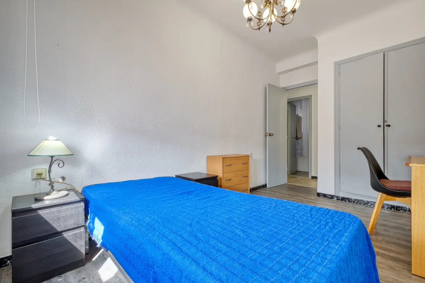 Schlafzimmer von Wohnung zum Verkauf in Jijona / Xixona mit Klimaanlage, Heizung und Parkett