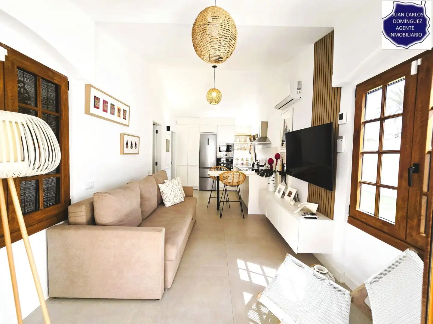 Sala de estar de Casa o chalet de alquiler en San Bartolomé de Tirajana con Aire acondicionado, Jardín privado y Terraza