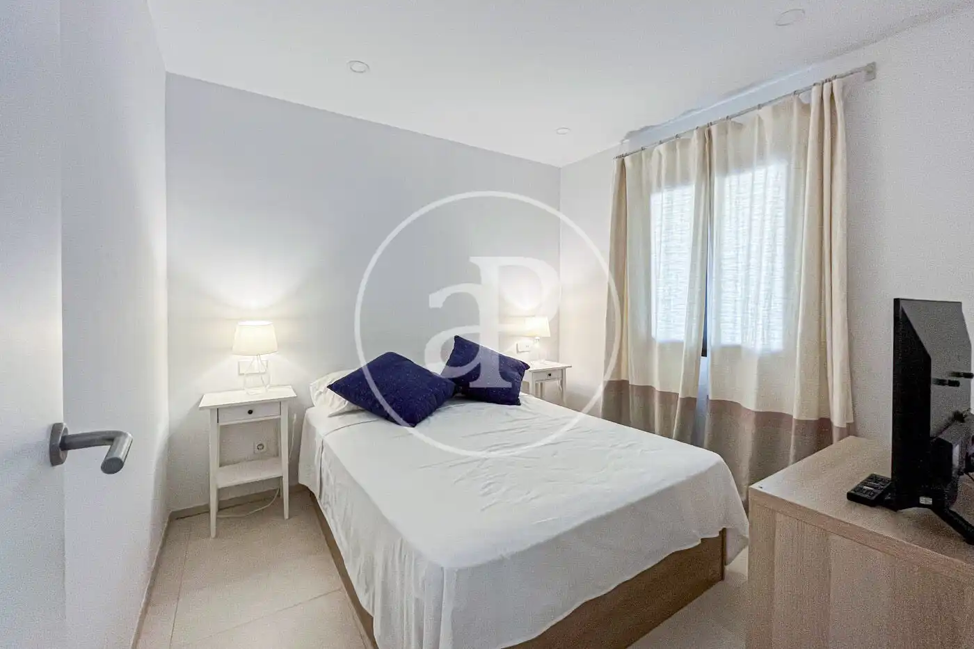 Schlafzimmer von Wohnung zur Miete in Pollença mit Klimaanlage, Heizung und Terrasse