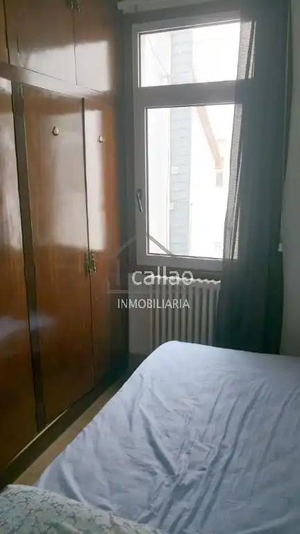 Bedroom of Flat for rent in Ferrol  with Heating, Furnished and Balcony
