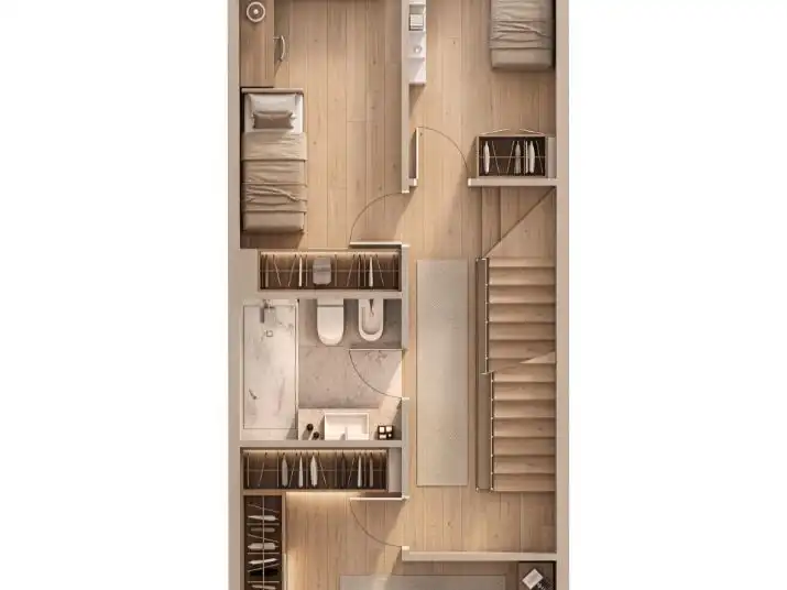 Bany de Casa adosada en venda en Amer amb Aire condicionat i Balcó