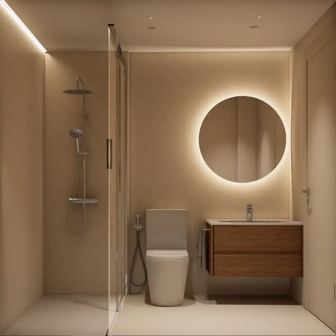 Bathroom of Flat for sale in Granada  with Air Conditioner and Heating