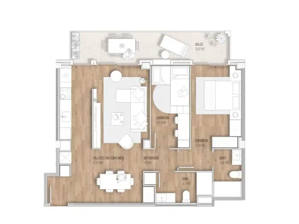 Piso de alquiler en Abrera con Aire acondicionado, Terraza y Piscina