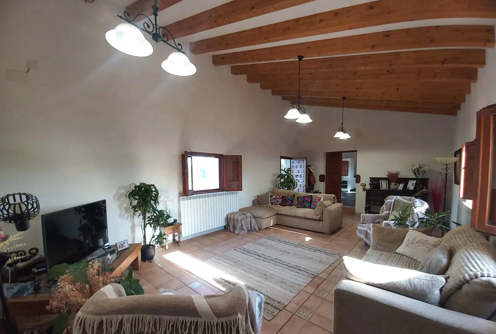 Sala de estar de Finca rústica en venta en Rasquera