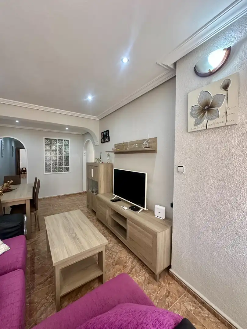 Sala d'estar de Pis en venda en Cartagena amb Aire condicionat i Moblat