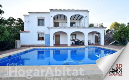 Exterior view of House or chalet for sale in Oliva  with Terrace and Balcony