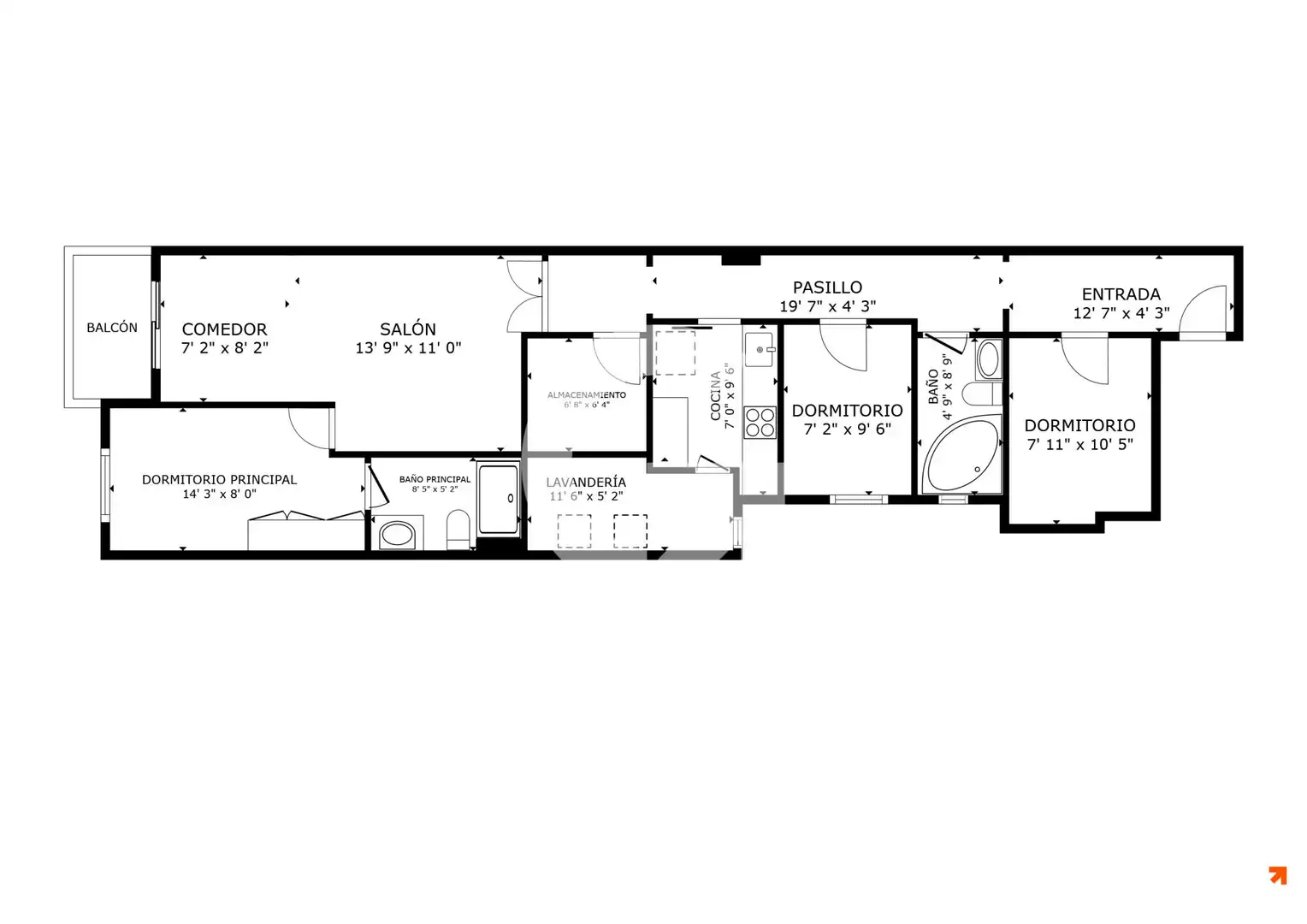 Piso en venta en Barcelona con Aire acondicionado, Calefacción y Horno