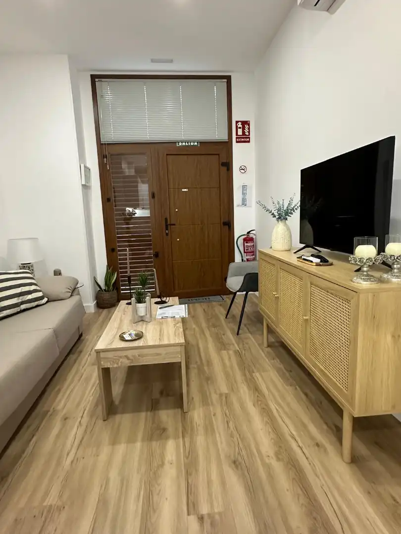 Sala de estar de Apartamento en venta en Badajoz con Amueblado