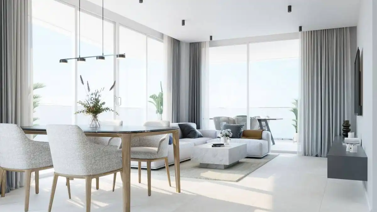 Sala de estar de Apartamento en venta en Fuengirola con Aire acondicionado, Calefacción y Jardín privado