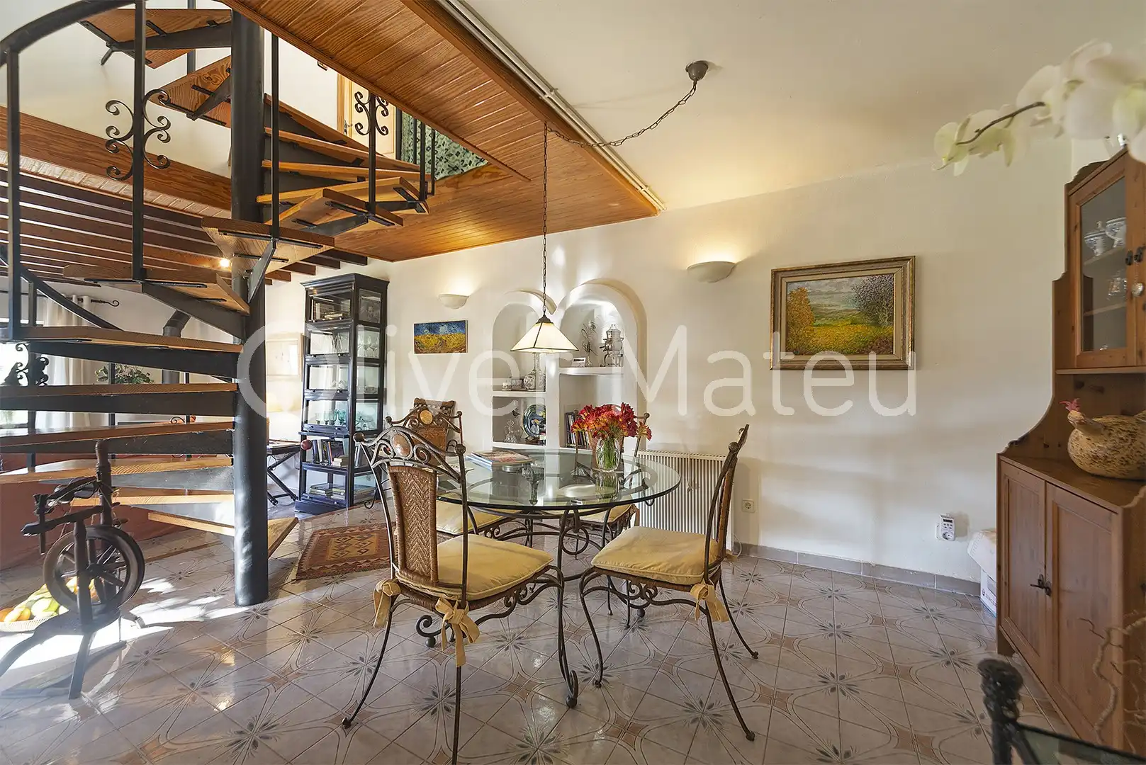 Dining room of Houses for sale in Bunyola  with Heating, Private garden and Terrace