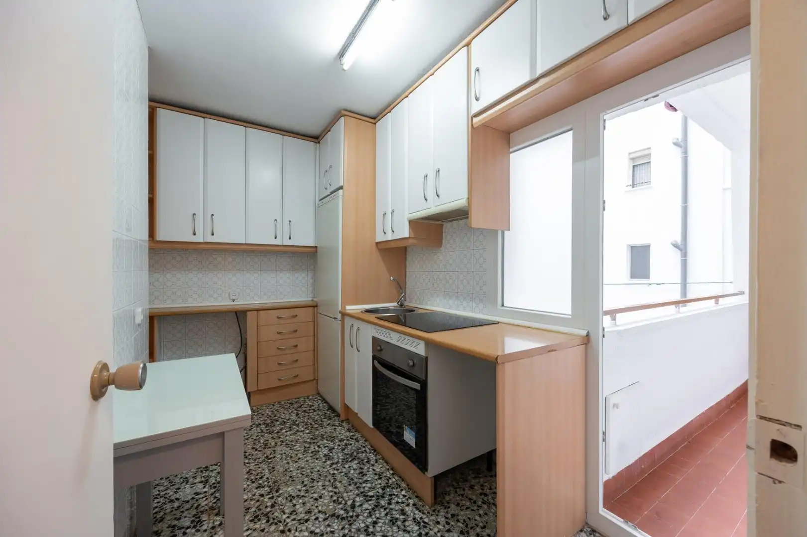 Kitchen of Flat for rent in Madrid  with Parquet flooring and Terrace