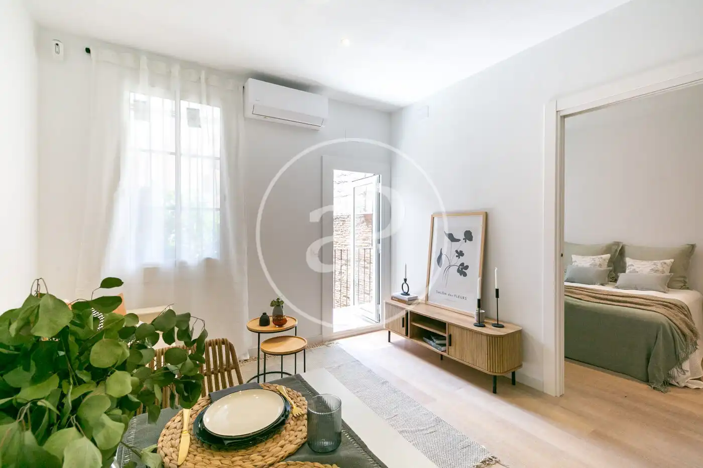 Sala de estar de Piso en venta en Barcelona con Aire acondicionado, Calefacción y Balcón