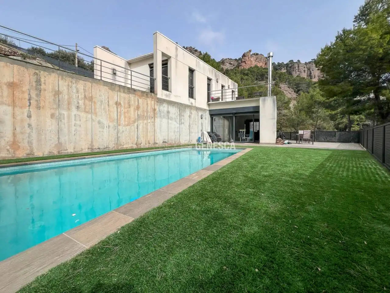 Piscina de Casa o chalet en venta en Matadepera con Aire acondicionado, Calefacción y Jardín privado