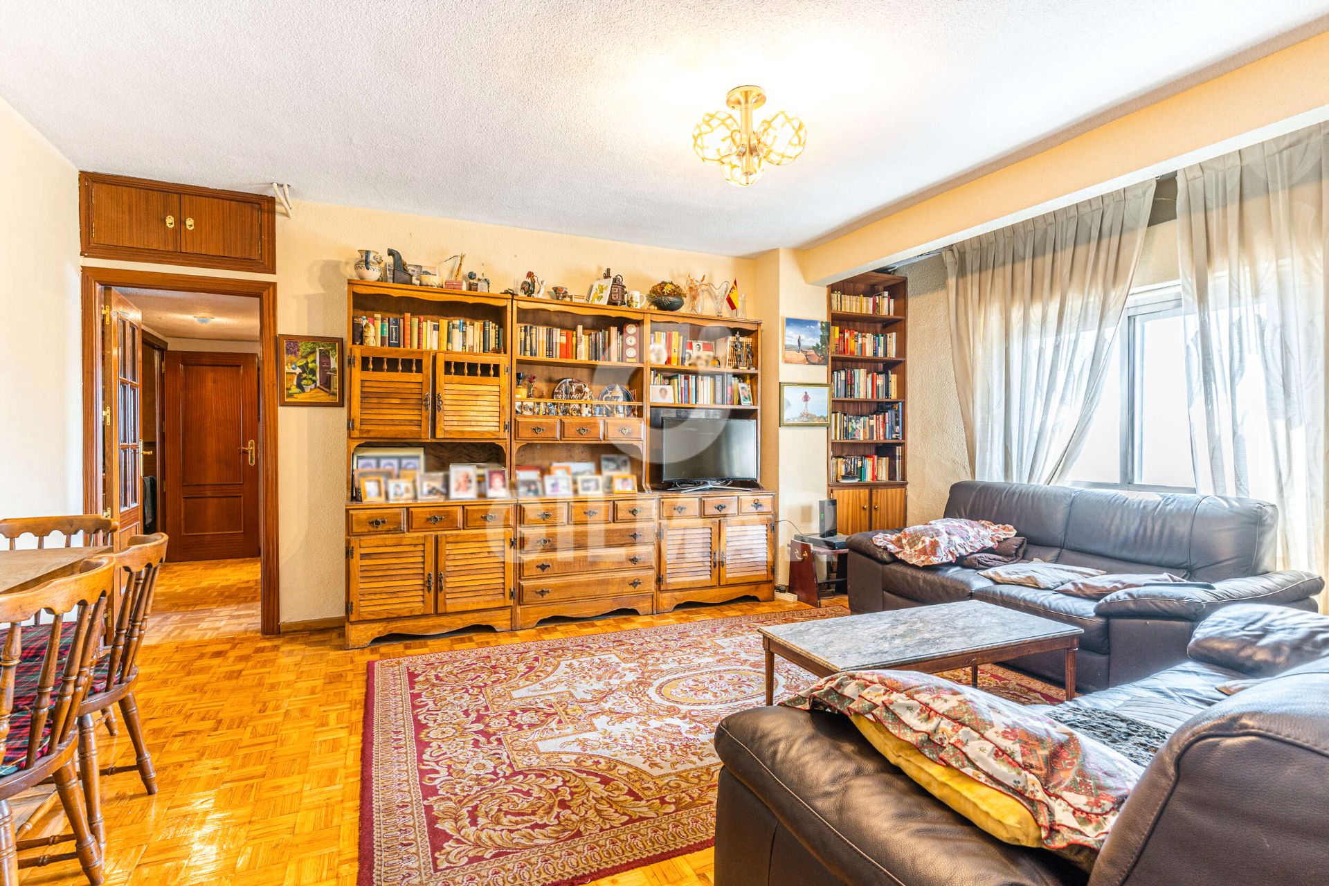Living room of Flat for sale in  Madrid Capital  with Air Conditioner, Heating and Terrace