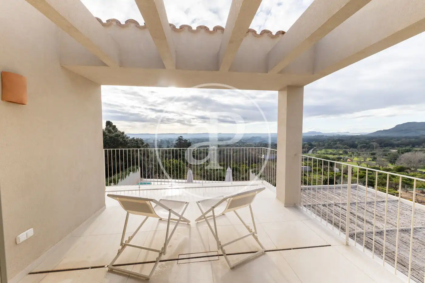 Terraza de Casa o chalet en venta en Búger con Aire acondicionado, Calefacción y Jardín privado